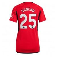 Maglie da calcio Manchester United Jadon Sancho #25 Prima Maglia Femminile 2023-24 Manica Corta